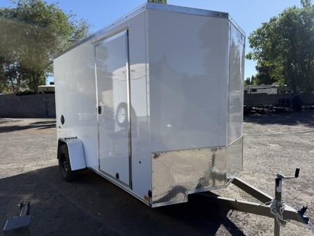 New 2026 Look Trailers 6X12 Enclosed Cargo Trailer 6'6  Tall Rear ramp Door -