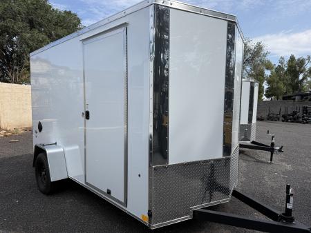 New 2026 Look Trailers 6X12 Enclosed Cargo Trailer 6'6" Tall Rear ramp Door -