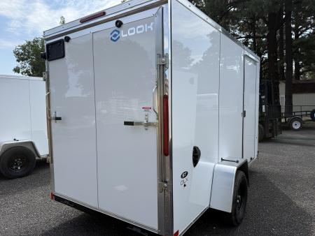 New 2026 Look Trailers 6X12 Enclosed Cargo Trailer 6'6" Tall Rear ramp Door -