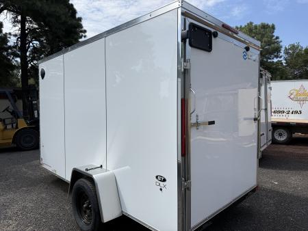 New 2026 Look Trailers 6X12 Enclosed Cargo Trailer 6'6" Tall Rear ramp Door -
