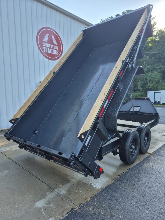 New 2027 Diamond C 82x14 Dump, 2' Sides, Ramps, 3 Way Gate LPT207