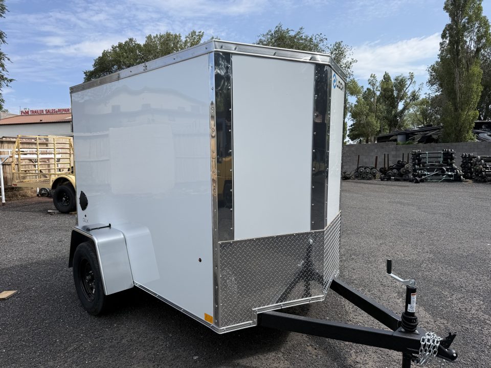 New 2027 Look Trailers 5X8 ST DLX Ramp Cargo / Enclosed Trailer