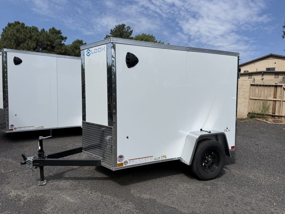 New 2027 Look Trailers 5X8 ST DLX Ramp Cargo / Enclosed Trailer