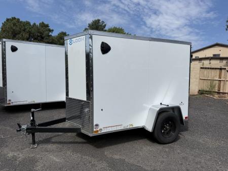New 2027 Look Trailers 5X8 ST DLX Ramp Cargo / Enclosed Trailer