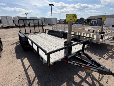 New 2026 Delco Trailers 16ft Utility Tandem Axle Trailer