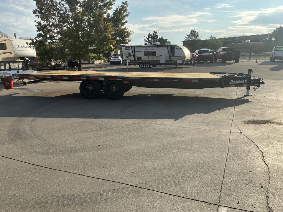 New 2027 Diamond C Trailers DET208L 24X102 Flatbed Trailer