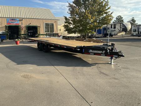 New 2027 Diamond C Trailers DET208L 24X102 Flatbed Trailer
