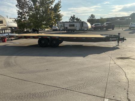 New 2027 Diamond C Trailers DET208L 24X102 Flatbed Trailer