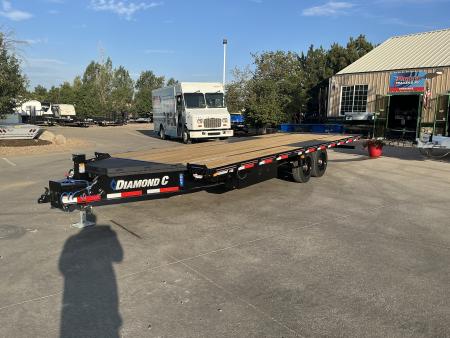 New 2027 Diamond C Trailers DET208L 24X102 Flatbed Trailer