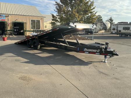 New 2027 Diamond C Trailers DET208L 24X102 Flatbed Trailer