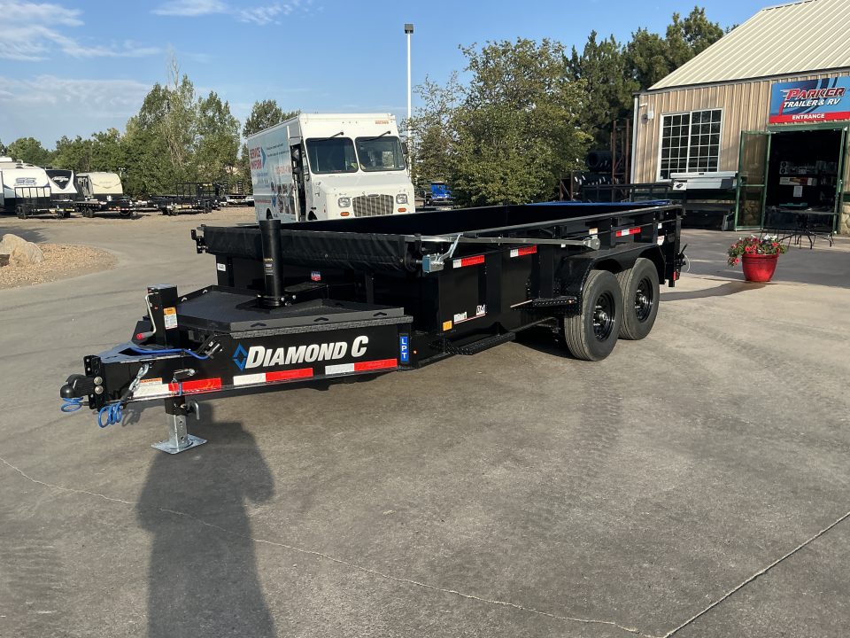 New 2027 Diamond C Trailers LPT207 14X82 Dump Trailer