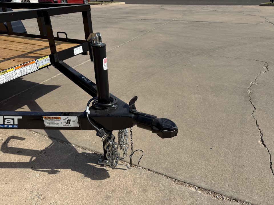 New #266465 2026 TOP HAT DJX 5 X 8 SINGLE AXLE ANGLE TOP 3.5K UTILITY W/ 48" RAMP GATE