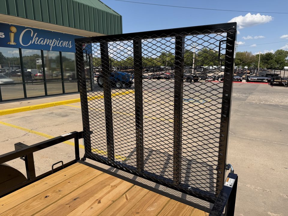 New #266465 2026 TOP HAT DJX 5 X 8 SINGLE AXLE ANGLE TOP 3.5K UTILITY W/ 48" RAMP GATE