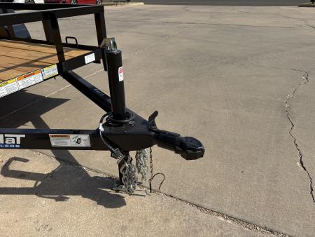 New #266465 2026 TOP HAT DJX 5 X 8 SINGLE AXLE ANGLE TOP 3.5K UTILITY W/ 48" RAMP GATE