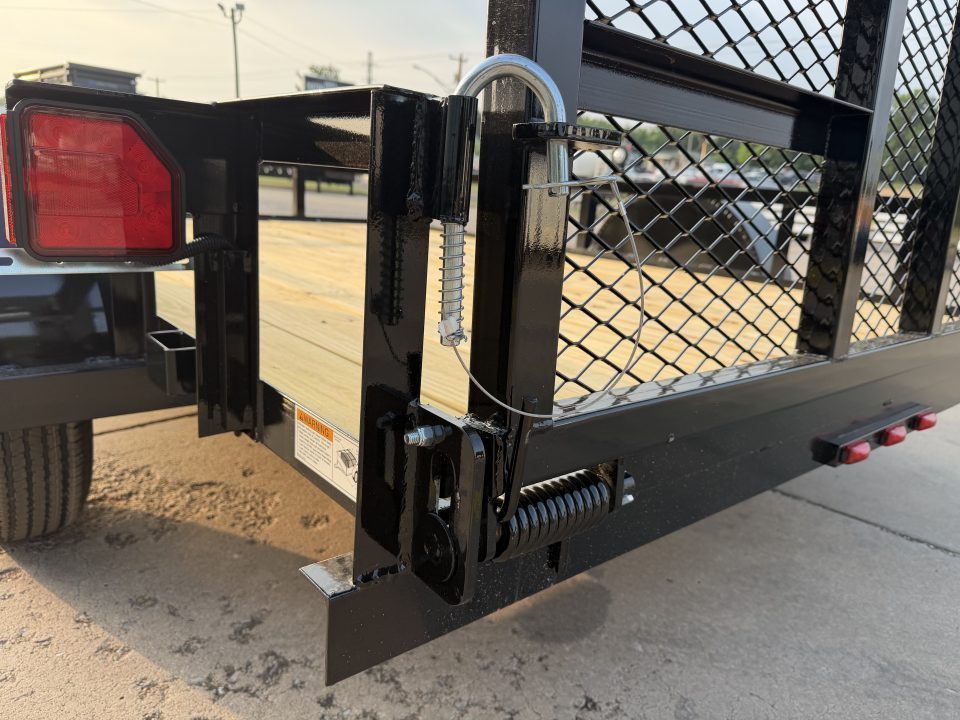 New #266723 2026 TOP HAT DSA 10 X 77 SINGLE AXLE ANGLE TOP 3.5K UTILITY W/ RAMP GATE