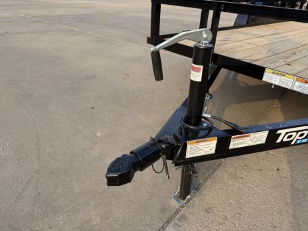 New #266724 2026 TOP HAT DSA 10 X 77 SINGLE AXLE ANGLE TOP 3.5K UTILITY W/ RAMP GATE