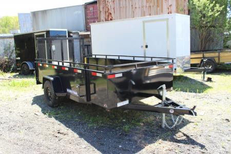 New 2027 Sure-Trac 6x12 Steel High Side Utility Trailer w/ 2ft Walls
