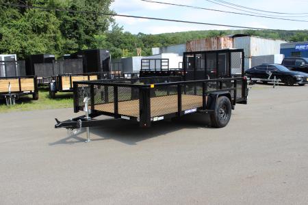 New 2027 Sure-Trac 7x12 Tube Top Mesh Side Utility Trailer