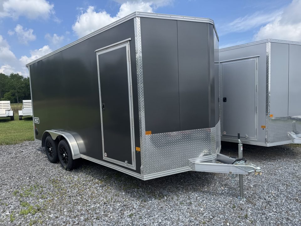 New 2027 E-Z Hauler EZEC7.5X16 XLT-P Cargo / Enclosed Trailer 71 SERIES 7 FOOT 1 INCH INTERIOR HEIGHT .080 POLY CORE SIDES TRANSLUCENT ROOF REAR CANOPY FREE ALUMINUM WHEEL UPGRADE