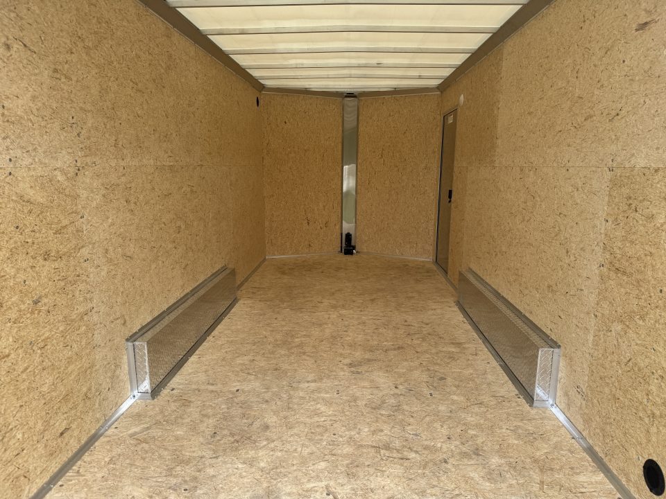 New 2027 E-Z Hauler EZEC7.5X16 XLT-P Cargo / Enclosed Trailer 71 SERIES 7 FOOT 1 INCH INTERIOR HEIGHT .080 POLY CORE SIDES TRANSLUCENT ROOF REAR CANOPY FREE ALUMINUM WHEEL UPGRADE