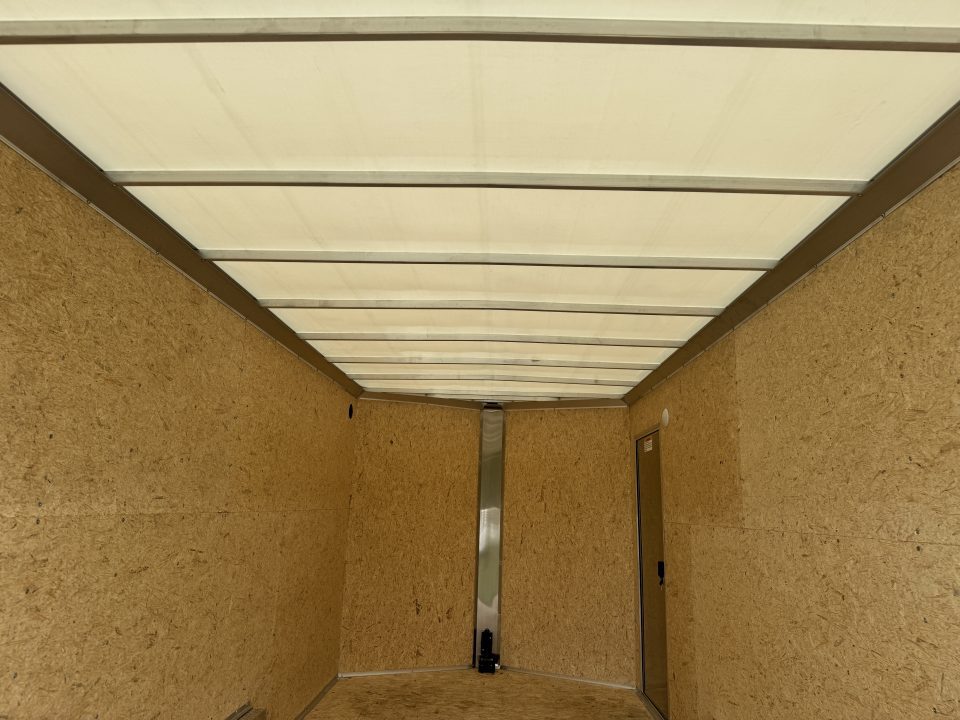 New 2027 E-Z Hauler EZEC7.5X16 XLT-P Cargo / Enclosed Trailer 71 SERIES 7 FOOT 1 INCH INTERIOR HEIGHT .080 POLY CORE SIDES TRANSLUCENT ROOF REAR CANOPY FREE ALUMINUM WHEEL UPGRADE