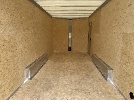 New 2027 E-Z Hauler EZEC7.5X16 XLT-P Cargo / Enclosed Trailer 71 SERIES 7 FOOT 1 INCH INTERIOR HEIGHT .080 POLY CORE SIDES TRANSLUCENT ROOF REAR CANOPY FREE ALUMINUM WHEEL UPGRADE
