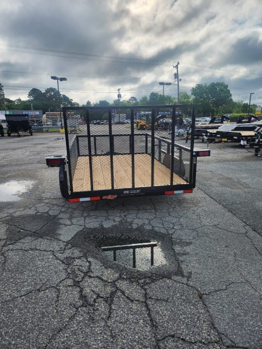 New 2026 Down 2 Earth Trailers 6x10 w/ Gate and 2' Expanded Metal Sides Utility Trailer