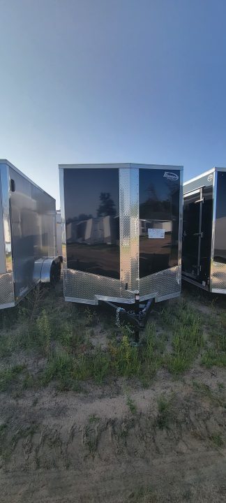 New 2027 Formula Trailers 7x14 BLACK W/Ramp Cargo / Enclosed Trailer