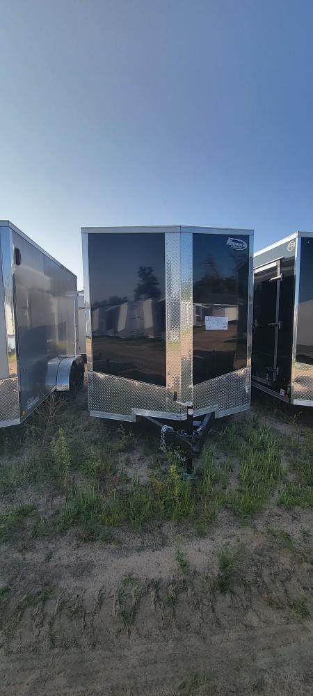 New 2027 Formula Trailers 7x14 BLACK W/Ramp Cargo / Enclosed Trailer
