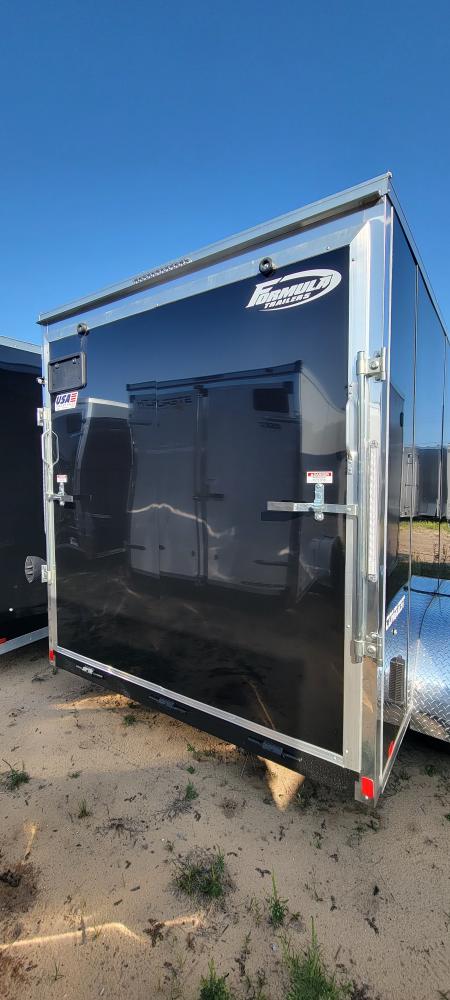 New 2027 Formula Trailers 7x14 BLACK W/Ramp Cargo / Enclosed Trailer