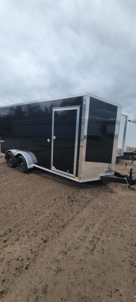 New 2026 Formula Trailers 7X16 7K 7FT TALL BLACK RAMP DOOR Cargo / Enclosed Trailer