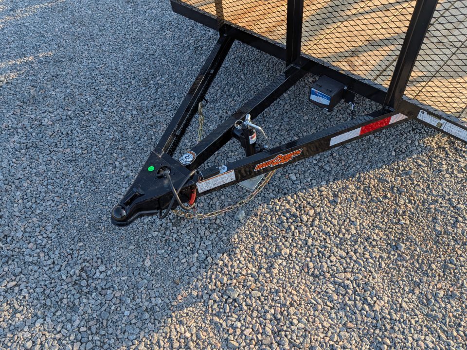 New 2026 Down 2 Earth Trailers 6x12 w/ Tandem Axle, 24" Expanded Metal Sides Gate Utility Trailer
