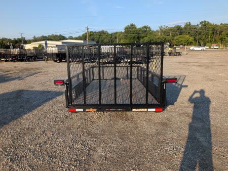 New 2026 Down 2 Earth Trailers 6x12 w/ Tandem Axle, 24" Expanded Metal Sides Gate Utility Trailer