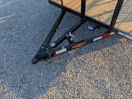 New 2026 Down 2 Earth Trailers 6x12 w/ Tandem Axle, 24" Expanded Metal Sides Gate Utility Trailer