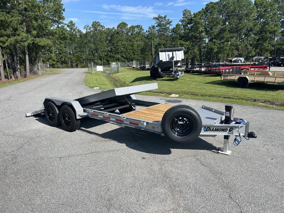 New 2027 Diamond C HDT Tilt Trailer, 20ft ( 16ft Tilt + 4ft Stationary) #7K Axles, 14-Ply Tires