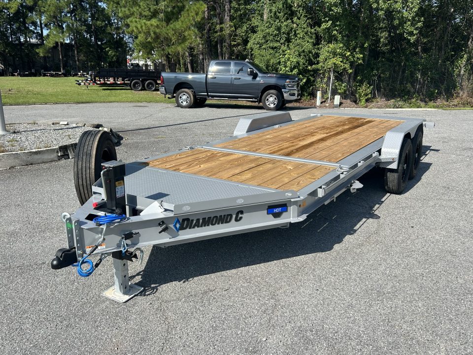 New 2027 Diamond C HDT Tilt Trailer, 20ft ( 16ft Tilt + 4ft Stationary) #7K Axles, 14-Ply Tires