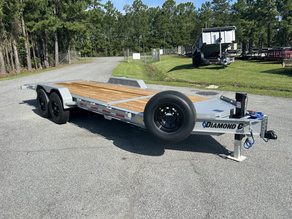 New 2027 Diamond C HDT Tilt Trailer, 20ft ( 16ft Tilt + 4ft Stationary) #7K Axles, 14-Ply Tires