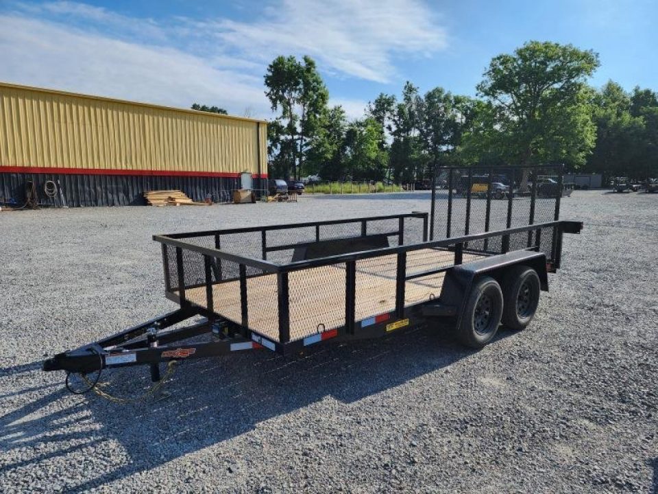 New 2026 Down 2 Earth Trailers 6x14 w/ Gate and 2' Expanded Metal Sides Utility Trailer