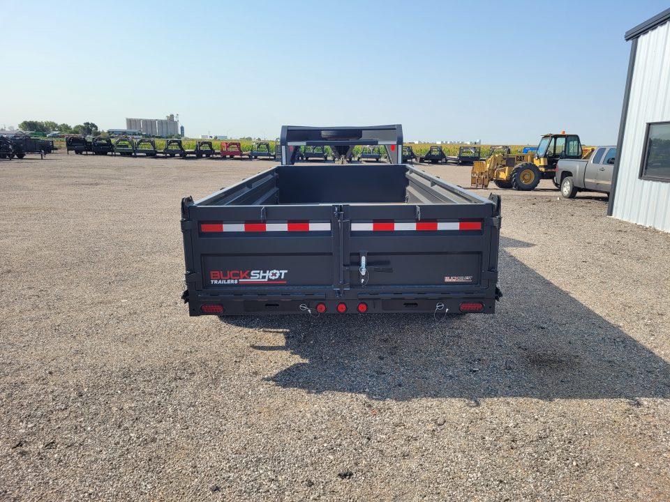 New 2027 Buckshot 83"x16' Gooseneck Dump Trailer