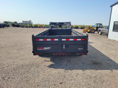 New 2027 Buckshot 83"x16' Gooseneck Dump Trailer