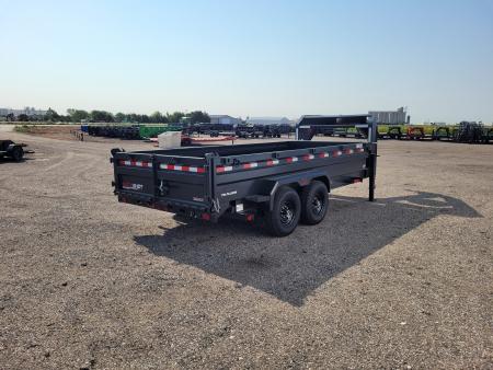 New 2027 Buckshot 83"x16' Gooseneck Dump Trailer