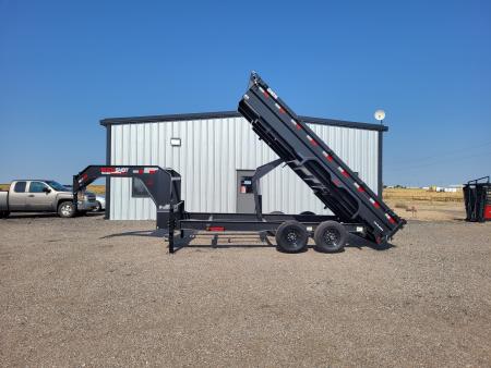 New 2027 Buckshot 83 x16' Gooseneck Dump Trailer