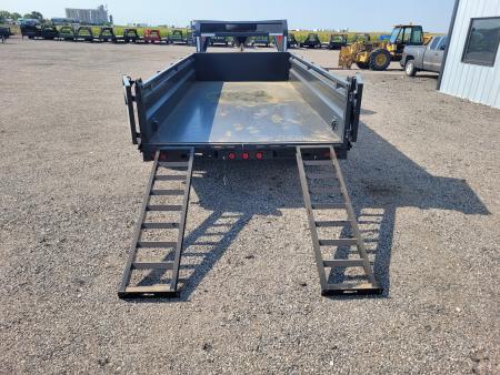 New 2027 Buckshot 83"x16' Gooseneck Dump Trailer