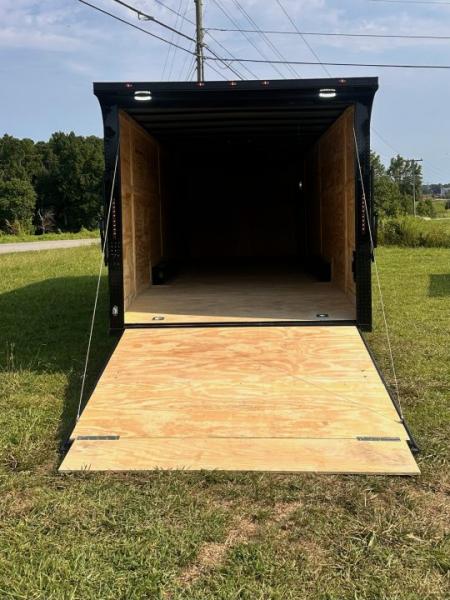 New 2026 Luxe 8.5x28 Car Hauler 7000lb Spread Torsion - Full Escape Door-Removable Fender Car / Racing Trailer