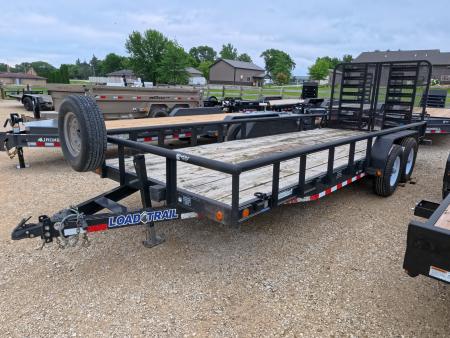 Used 2019 USED Load Trail 83x20 Car Hauler, 9,990lb GVWR- New 235/80r16 Tires!