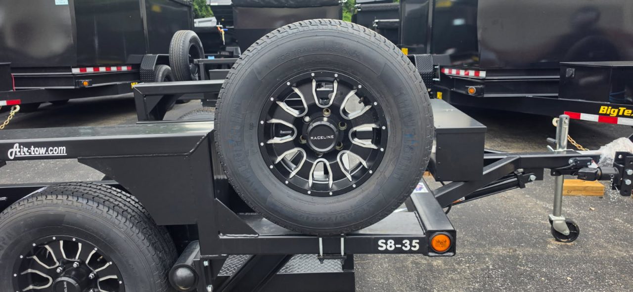 New 4'4" x 8' 6" Air Tow S8-35 Equipment Trailer 5.1k