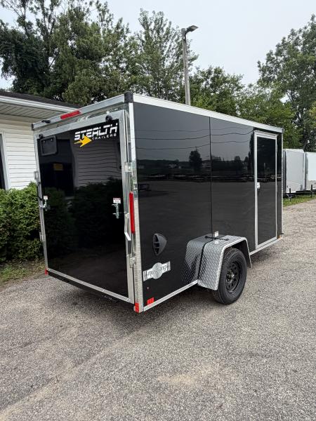 New 2026 Stealth Mustang 6 x 12 Enclosed Trailer w/ RAMP DOOR (Single) Cargo / Enclosed Trailer NEW MODEL - Screwless and Light Lid Roofing !!
