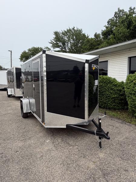 New 2026 Stealth Mustang 6 x 12 Enclosed Trailer w/ RAMP DOOR (Single) Cargo / Enclosed Trailer NEW MODEL - Screwless and Light Lid Roofing !!