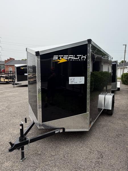 New 2026 Stealth Mustang 6 x 12 Enclosed Trailer w/ RAMP DOOR (Single) Cargo / Enclosed Trailer NEW MODEL - Screwless and Light Lid Roofing !!