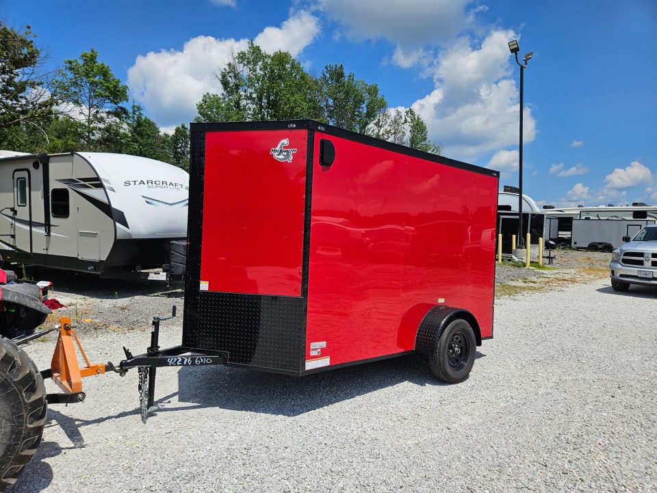 New 2026 Maximum Cargo Trailers 6x10 SA, 6'5" interior height, 3.5k axle, .080 polycore Cargo / Enclosed Trailer